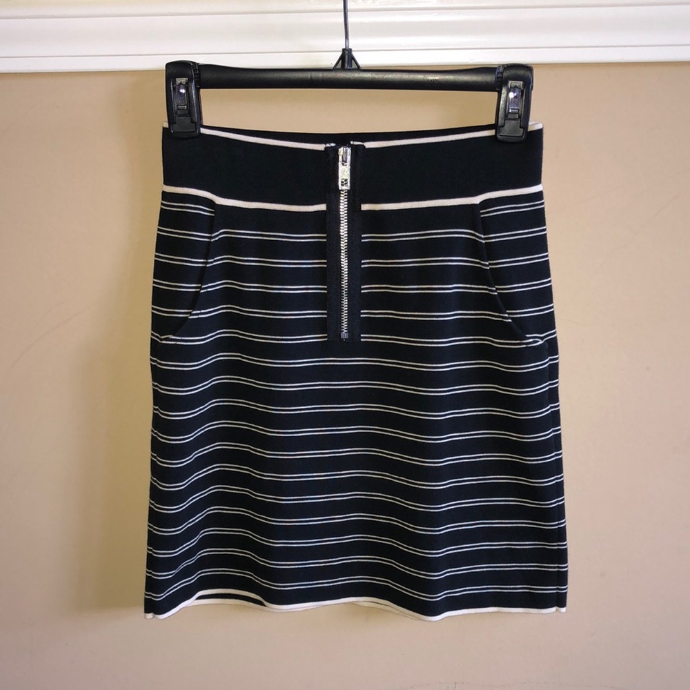 Rag and Bone Reagan Striped Mini Skirt w/Pockets - Picture 1 of 11